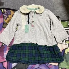 Youpi!90cm ワンピース グレー/グリーンのサムネイル