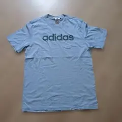 adidas Tシャツ ライトブルー ロゴプリントのサムネイル