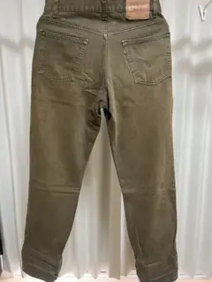 Levi's 550オリーブデニムパンツ 34-34