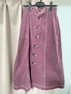 コーデュロイスカート　Heather