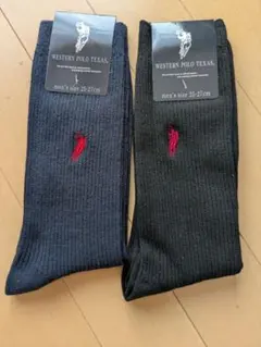 WESTERN POLO TEXAS リブソックス 2足セット