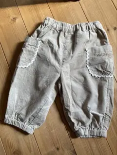 コーデュロイデザインポケット付きパンツ