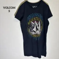 ボルコム グラフィックプリントTシャツ 黒 S