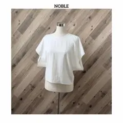 NOBLE ノーブル サラ生地 ドルマンスリーブ カットソー 袖変形 シャツのサムネイル