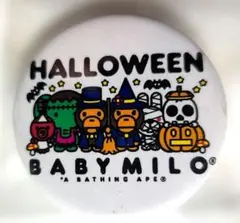 〚未開封〛ベイシングエイプ BABY MILO ハロウィン缶バッジのサムネイル