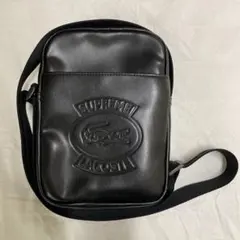 LACOSTE SUPREME ショルダーバッグ ブラック
