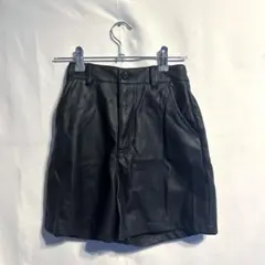 C・O・L・Z・A フェイク レザー ショートパンツ ブラック XS