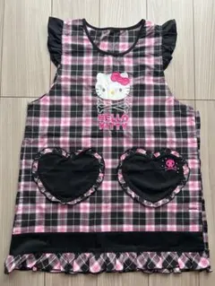 Hello Kitty チェック柄エプロンのサムネイル