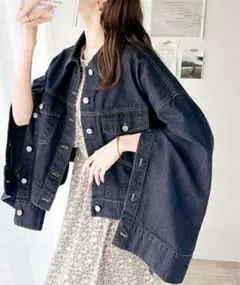 オーバーサイズ デニムジャケット