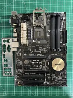 ASUS H97-PLUS マザーボード LGA1150(動作品・ioパネル付)