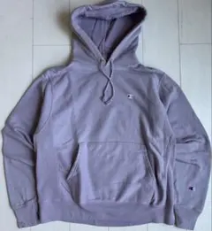 Champion リバースウィーブ青タグ　ラベンダー フード付きパーカー