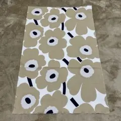 マリメッコ UNIKKO 生地 ベージュ×ホワイト