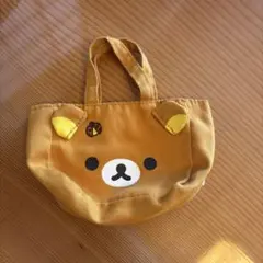 リラックマ 小型トートバッグ オレンジ