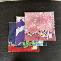 和風 和風木綿の小風呂敷　3枚セット