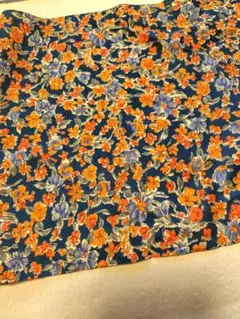サ*ン様 花柄生地 ウール反物残り