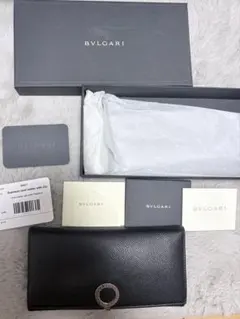 BVLGARI 長財布 ブラック レザーのサムネイル