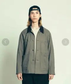 定価¥19,800 BY コットン フランネル カバーオール ジャケット