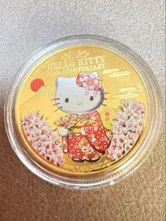 ★ハローキティー　40周年記念メダル 4枚　金貨　銀貨　2柄 2026年最新】ハローキティ40周年 銀貨の人気アイテム - メルカリ