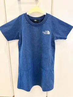 THE NORTH FACE 半袖ワンピース 120 デニムブルー