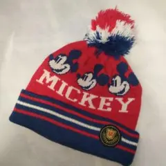ミッキー ポンポン 帽子