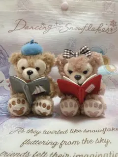 オータム　ストーリーブック　ダッフィー シェリーメイ ぬいぐるみ　チャーム2個