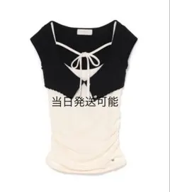 正規品】ANDMARY Becky knit set tops black - メルカリ