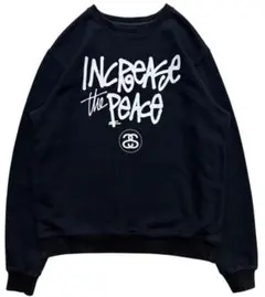 ステューシー INCREASE the PEACE スウェットシャツ M