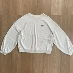 GAP ギャップ 刺繍 スウェット トレーナー アイボリー Lサイズ