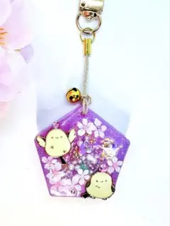 シマエナガ　シャカシャカキーホルダー　合格おまもりシェイカー　No.823