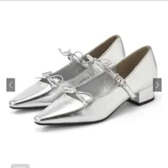 【新品未使用】GRL ダブルリボンパンプス 23センチ zr1404