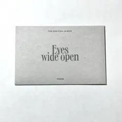 twice eyes wide open メセカ 未開封