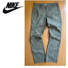 NIKE GOLF ゴルフパンツ　オリーブグリーン　チェックL