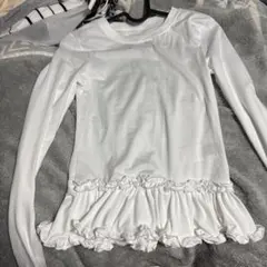 Dazy ホワイト 長袖 Tシャツ Sサイズ