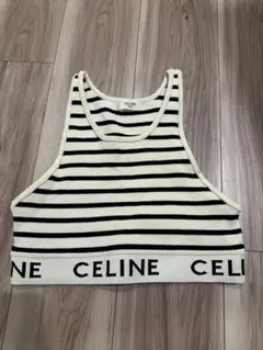 限定品]CELINE セリーヌ タンクトップ/キャミソール ホワイト Sサイズ