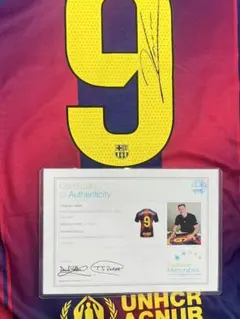 FC Barcelona Lewandowski 直筆サイン入りユニフォーム - メルカリ