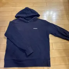 patagonia ネイビー フード付きパーカーMサイズ（140センチ）