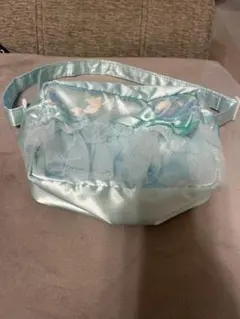 ディズニープリンセス　アリエル　水色　チュールショルダーバッグ