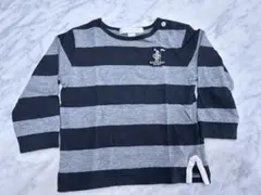 BURBERRY ベビー ロンT 80ストライプ