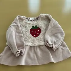 いちごポシェットトップス80cm