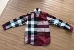BURBERRY チェック柄 長袖シャツ 110cm