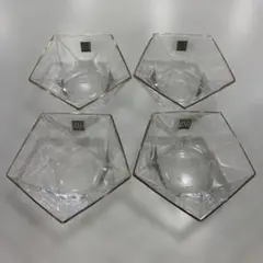 【K】HOYA クリスタル ガラスボウル 4個セット 179のサムネイル