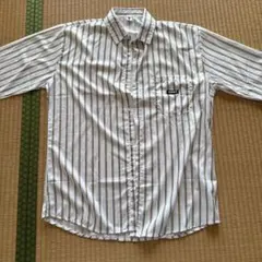 ストライプ柄 長袖シャツ