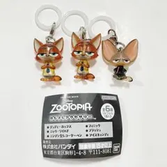 ズートピア ニック フィニック めじるしアクセサリー セット ガチャ