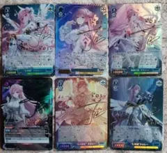 勝利の女神:NIKKE　ニケ　ドロシー　サイン入り　カード 　6枚
