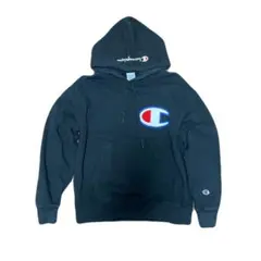 Champion ブラック パーカー