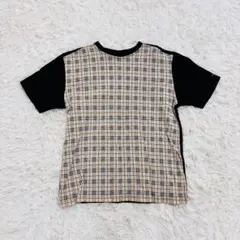 バーバリーブラックレーベル ノバチェック 半袖 Tシャツ L 鹿の子のサムネイル