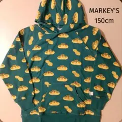 新品 MARKEY'S HOGAN マーキーズ りす 裏毛パーカー 150cm