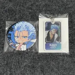 BLEACH グリムジョー原画展コースター＆缶バッジチェキ風カードセット