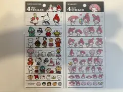 サンリオキャラクターズ　マイメロ　4サイズ ステッカー　2枚セット