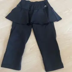 adidas スカート付きパンツ 黒